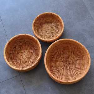 Cestas tejidas de mimbre para cuencos de frutas, hechas a mano, precio barato - Product Image 4