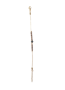 Bracelet en acier inoxydable plaqué zircon DAFNI BIG PAZAR - Cadeau tendance pour la fête des mères/du père, la Saint-Valentin, en soie - Product Image 3