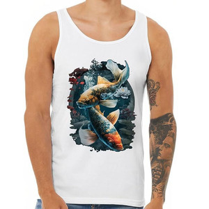 Maillot de pêche design personnalisé en usine créer son propre logo débardeurs de pêche sans manches - Product Image 2