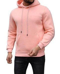 Nueva moda para hombre Sudadera con capucha de lana Gimnasio Chándal liso Sudadera de manga larga Impreso Oversize Pullover Sudaderas con capucha Azul cielo - Product Image 6