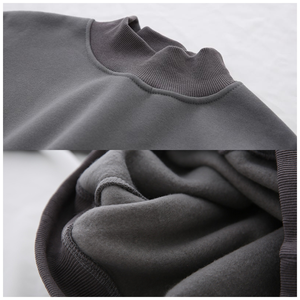 Sweat-shirt à col montant pour femme de haute qualité, en polyester/coton, avec broderie sur le devant, impression personnalisée, service OEM disponible - Product Image 5