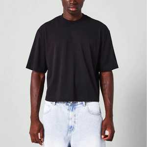 Custom Logo Box Tee Shirt Streetwear Oversize Blank <b>Cropped</b> <b>Top</b> T-Shirt 100% Cotton Heavyweight 220g Drop Shoulder Boxy Fit - Product Image 5