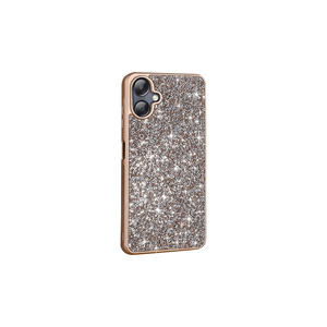 Funda de Lujo con Diamantes de Imitación para Samsung Galaxy A06, Carcasa Brillante Dorada de Silicona y PC, Resistente a Impactos, en Caja - Product Image 5