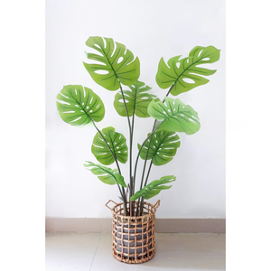 CESTA DE ALMACENAMIENTO DE JACINTO DE AGUA redonda hecha a mano con forro de algodón lavable con asas Cesto tejido a mano duradero - Product Image 4