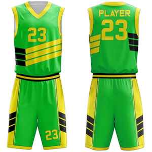 Uniforme de baloncesto personalizado con tela de malla transpirable Impresión personalizada para equipos de clubes Partidos de entrenamiento deportivo - Product Image 1