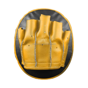 Mitaines de boxe incurvées en cuir, coussinets de frappe professionnels pour l'entraînement MMA et le kickboxing - Product Image 5