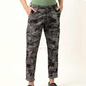Pantalon Cargo Décontracté Homme Boutonnée et Léger Multi-Poches Taille Moyenne-Logo Personnalisable et Marque de Distributeur en Vente - Product Image 1