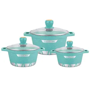 Cooking Casseroles 10pcs Sets Kitchen Accessories Set Cookware Large Soup Pot Cookware Sets