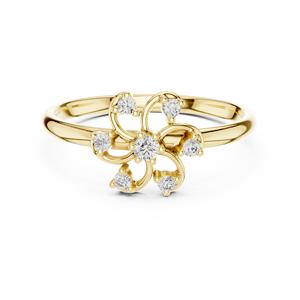 Glowfold jewels 14K Geometric Style <b>Open</b> <b>Ring</b> Women Fashion Accessory - Product Image 6