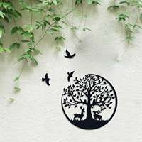 Elegante Arte de Pared Metálico Moderno para Dormitorio, Sala de Estar, Hogar y Oficina - Decoración Colgante con Estilo