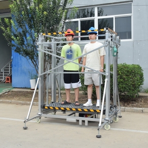 Elevador de Andamios para Carga Pesada con Plataforma de Elevación y <span class=keywords><strong>Polipasto</strong></span> Eléctrico para Andamios, que Soporta el Manejo Vertical de Materiales - Product Image 5