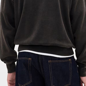 Sudadera para Hombre de Tela Suave, Mangas Largas y Logotipo Personalizado, Diseño de Color Sólido 2026 de Alta Calidad a Precio Económico con Hombros Caídos - Product Image 6