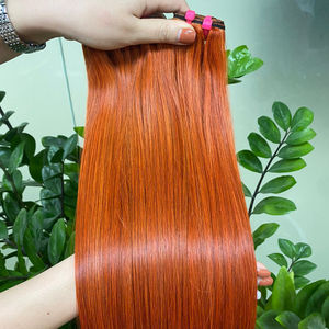 Cuticule droite à os orange aligné paquet d'engrais de cheveux vierges non transformés de cheveux humains d'origine vietnamienne - Product Image 1