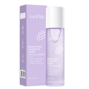 SADOER 100ml Hydration Toner Hydrosol en gros, lot de 3 pièces avec des pépins de raisin - Product Image 1
