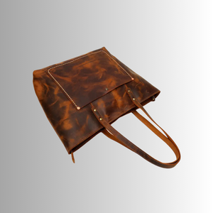 Sac fourre-tout pour femme en cuir véritable vintage personnalisé, nouveau style 2026, fermeture éclair, finition Crazy Horse, pochette pour ordinateur portable, doublure en toile, usage quotidien - Product Image 3