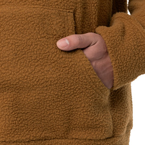 Sudadera con capucha personalizada 300 GSM 100% mezcla de algodón para hombre, Sudadera con capucha térmica de talla grande básica personalizada para hombre - Product Image 4