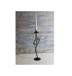 Portavelas de hierro de metal con acabado antiguo clásico para decoración de granja moderna, ambiente romántico y decoraciones de boda Rústicas - Product Image 3