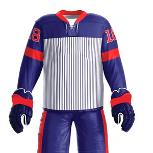 Maillot de Hockey sur Glace par Sublimation pour Femme Uniforme de Hockey sur Glace Uniforme par Sublimation 100% poleyster Vêtements de Hockey sur Glace - Product Image 4