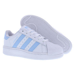 Chaussures Adidas Superstar XLG pour femmes Couleur : Blanc/Bleu clair 100% authentiques - Product Image 5
