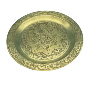 Plato de Presentación Tipo Martillado de Acero Inoxidable, Calidad Premium, Hecho a Mano, para Bodas, Dorado, Forma Irregular, Duradero, 100 Unidades - Product Image 5