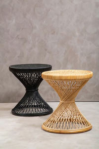 โต๊ะหวายทรงกลมเฟอร์นิเจอร์ในบ้านสำหรับห้องนั่งเล่นหรือกลางแจ้งช่วยเพิ่มการตกแต่งบ้าน - Product Image 6