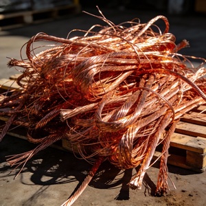 Chatarra de Alambre de Cobre Brillante y Limpio, Alambres de Cobre Desnudo de Alta Pureza para Reciclaje y Procesamiento de Metales - Product Image 1