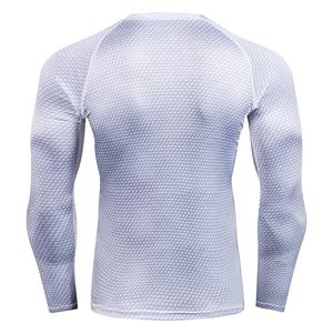 Vêtements en gros pour hommes avec logo personnalisé imprimé ras du cou Rash Guard en différentes couleurs et tailles manches longues et courtes - Product Image 6