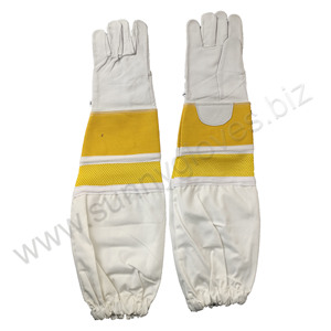 Guantes de apicultura de alta calidad, protectores de cuero de vaca, para Apicultura - Product Image 4
