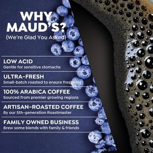 Cápsulas de Café con Sabor a Arándanos Maud's, 18 Unidades, Café Tostado Medio en Cápsulas Individuales – 100% Granos de Arábica - Product Image 3
