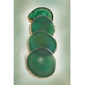 จานรองแก้วทำจากเรซินสีทองหรูหราแผ่นรองแก้วลายนางฟ้าทำด้วยมือสำหรับตกแต่งบ้านและสำนักงาน - Product Image 6