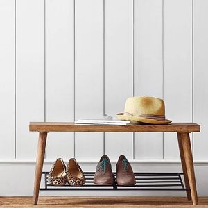 Customize Design <b>Shoe</b> <b>Rack</b> Sturdy & Space Saving <b>Shoe</b> Organizer for Living Room and Bed Room Ottoman Included Wooden <b>Shoe</b> <b>Rack</b> - Product Image 6