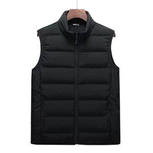 Gilet d'hiver personnalisé avec logo, nouvelle mode, vestes pour hommes, col montant, veste matelassée sans manches chaude, vêtements d'extérieur, gilet en polaire pour hommes d'hiver - Product Image 2