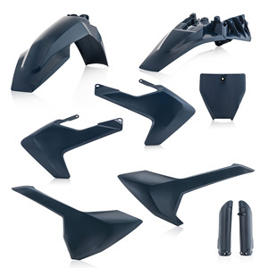 Acerbis Full Plastic ABS Motorcycle Fairing <b>Kit</b> for Husqvarna for Customizing Your Ride - Product Image 1