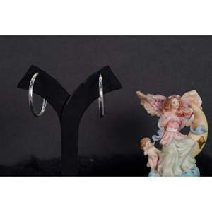Pendientes Colgantes de Plata de Ley - Aros de Plata 925 - Product Image 1