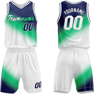 Uniforme de Baloncesto Personalizado Transpirable de Secado Rápido, Camiseta Deportiva, Pantalones Cortos de Baloncesto para Hombre - Product Image 2