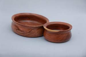 Bol à vaisselle naturel forme ovale véritable ustensiles de cuisine en bois d'acacia bols de cuisson pour pouding et pâte bol fantastique réutilisable durable - Product Image 6