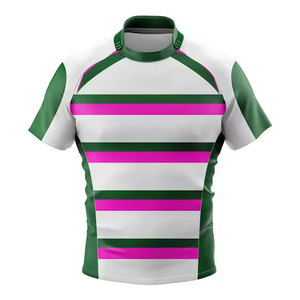Vente en gros d'uniformes rugby personnalisés Maillots de rugby adultes respirants Impression par sublimation de haute qualité Rugby par équipe personnalisé - Product Image 3