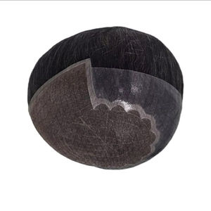 วิกผมแท้ Q6 ยี่ห้อ Yaki สำหรับผู้ชาย แบบทูพี ผมเวอร์จินเรมี่ แบบเส้นเดียว  ทรงบังลาดาช  แบบธรรมชาติ  แบบลอน  พร้อมหมวกคลุมผม  ต่อผมเรมี่ - Product Image 5