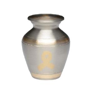 High Quality Brass Cremation <b>Keepsake</b> Urns With Engraving Pewter and Black Finished For Human <b>Ashes</b> Funeral Supply - Product Image 4