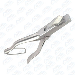 Pince à marquer les oreilles en V en acier inoxydable, base de 0,32 po, longueur de 63 po, instruments chirurgicaux vétérinaires pour marquage des petites oreilles Apto AE-5412 CE - Product Image 5