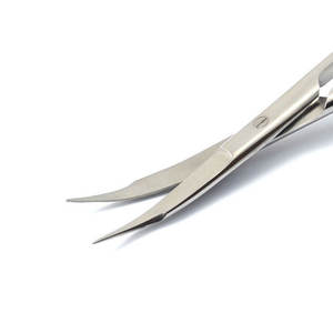 Instruments dentaires chirurgicaux à double courbure Ciseaux dentaires à pointes fines - Product Image 2