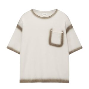 T-shirt lavé à l'acide bon marché personnalisé OEM pour hommes T-shirts en gros à bas prix T-shirts pour hommes avec le logo de l'entreprise - Product Image 6