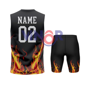 Uniforme de football américain personnalisé par sublimation, compression en spandex, 7 contre 7, maillot de football américain, ensemble uniforme - Product Image 4