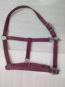 Vente en gros Nylon Horse Halter avec Fish Snap Iron Chrome Plated Hardware Toutes les couleurs Tailles disponibles pour les amateurs d'équitation - Product Image 4
