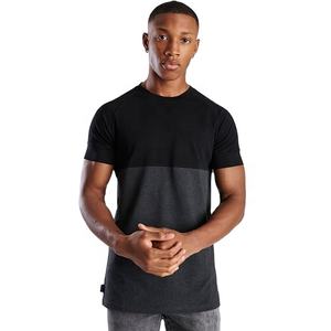 T-shirt de sport fitness personnalisé pour hommes 95% coton 5% spandex t-shirt de sport de gym vierge unie pour hommes - Product Image 1