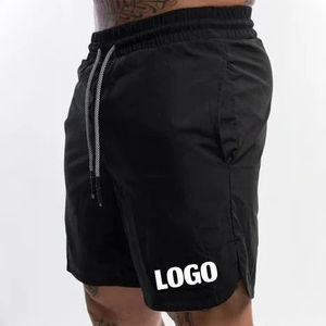 Pantalones cortos de Entrenamiento Personalizados Pantalones de correr personalizados Side Split 4-Way Stretch Malla de poliéster transpirable 2 en 1 Pantalones cortos de gimnasio para hombres - Product Image 2