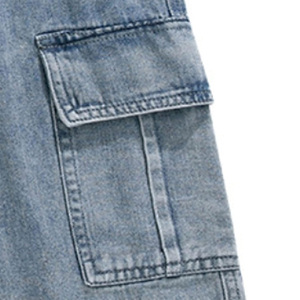 Oem Service Mens Digital Print Denim <b>Shorts</b> with <b>Zipper</b> Fly High quality Casual Summer Style - Product Image 5