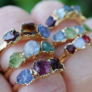 Bague en métal laiton mélangé, électro-plaqué brut, sertie de pierres précieuses de 10 à 12 mm, style vintage, pour mariage, fête, cadeau, certifiée IGI, pour fiançailles - Product Image 1