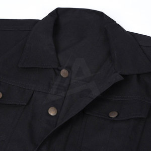 2024 New Casual <b>Men's</b> Jeans <b>Jacket</b> High Street Style Comfortable and Stylish Solid Color Streetwear - Product Image 6
