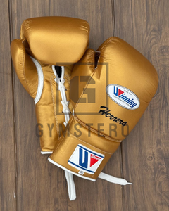 Guantes de Boxeo de Alta Calidad Personalizables con Cordones, de Cuero Genuino, con Correa Ajustable para la Muñeca y Cierre de Gancho y Bucle, para Artes Marciales - Product Image 2